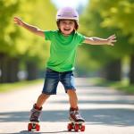 XNITO Kids Bike Helmet with LED Lights - Lavender