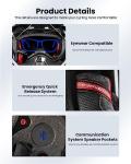 ILM Carbon Fiber Full Face Adventure Helmet
