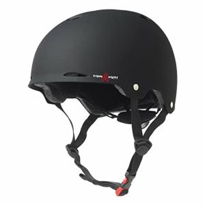 Triple 8 Gotham Black Rubber Biking Helmet S/M