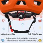 Kids' Adjustable Multisport Helmet - Orange
