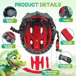 Kids Bike Helmet Set with Protective Gear for Sports