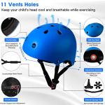 Adjustable Kids Bike Helmet with Protective Gear Set