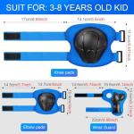 Adjustable Kids Bike Helmet with Protective Gear Set