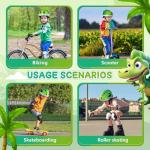 Kids Bike Helmet Set with Protective Gear for Sports