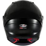 KYT NZ-Race Motorcycle Racing Helmet Premium Quality Fit & Finish - Compact Lightweight Full Face Street Motorcycle Racing Bike Track Carbon Helmet DOT & ECE (Large), Black