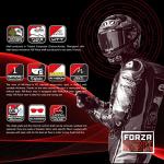 KYT NZ-Race Motorcycle Racing Helmet Premium Quality Fit & Finish - Compact Lightweight Full Face Street Motorcycle Racing Bike Track Carbon Helmet DOT & ECE (Large), Black