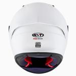 KYT NZ-Race Motorcycle Racing Helmet Premium Quality Fit & Finish - Compact Lightweight Full Face Street Motorcycle Racing Bike Track Carbon Helmet DOT & ECE (Large), Black