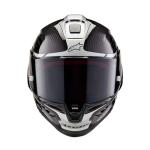 Alpinestars Supertech R10 Element Helmet, Carbon Fiber, Aerodynamic Full-Face Design, Ventilation & Safety, DOT & ECE Certified for Street & Track Riders, Black/Carbon Silver/Black Glossy, 2XL