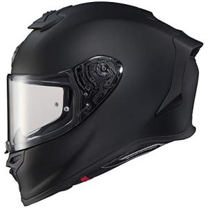 ScorpionEXO R1 Air Full Face Motorcycle Helmet with Pinlock Shield and Bluetooth Ready Speaker Pockets DOT ECE Solid (Matte Black - Large)