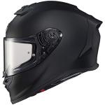 ScorpionEXO R1 Air Full Face Motorcycle Helmet with Pinlock Shield and Bluetooth Ready Speaker Pockets DOT ECE Solid (Matte Black - Large)