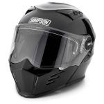 Simpson unisex adult Helmet Simpson M59L2 Mod Bandit Lrg Black, Black, Large US