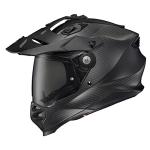 ScorpionEXO XT9000 Full Face Carbon Fiber Adventure Motorcycle Helmet with Pinlock Ready Shield Bluetooth Ready Speaker Pockets DOT ECE Solid (Matte Black - Medium)