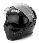 Simpson unisex adult Helmet Simpson M59L2 Mod Bandit Lrg Black, Black, Large US