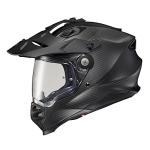 ScorpionEXO XT9000 Full Face Carbon Fiber Adventure Motorcycle Helmet with Pinlock Ready Shield Bluetooth Ready Speaker Pockets DOT ECE Solid (Matte Black - Medium)