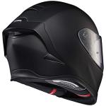 ScorpionEXO R1 Air Full Face Motorcycle Helmet with Pinlock Shield and Bluetooth Ready Speaker Pockets DOT ECE Solid (Matte Black - Large)