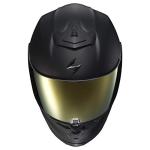 ScorpionEXO R1 Air Full Face Motorcycle Helmet with Pinlock Shield and Bluetooth Ready Speaker Pockets DOT ECE Solid (Matte Black - Large)