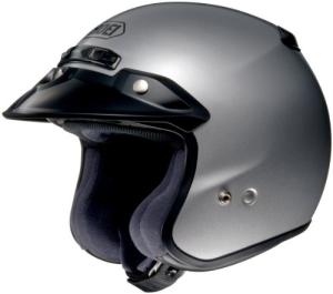 Shoei RJ Platinum-R Men's Cruiser Motorcycle Helmet - Light Silver / Large