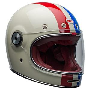 Bell Moto Bullitt Helmets Command Gloss Vintage White/Oxblood/Blue Large