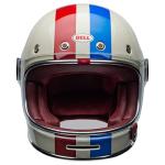 Bell Moto Bullitt Helmets Command Gloss Vintage White/Oxblood/Blue Large