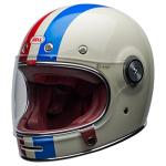 Bell Moto Bullitt Helmets Command Gloss Vintage White/Oxblood/Blue Large
