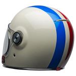 Bell Moto Bullitt Helmets Command Gloss Vintage White/Oxblood/Blue Large