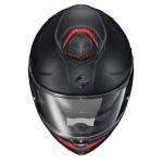 ScorpionEXO Eclipse Full Face Motorcycle Helmet with Pinlock Ready Shield - Bluetooth Ready Speaker Pockets Apex Series Solid (Matte Black - Large)