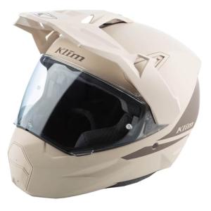 KLIM X1 Alpha Adventure Motorcycle Helmet ECE/DOT Size Large - Matte Light Tan - Teak