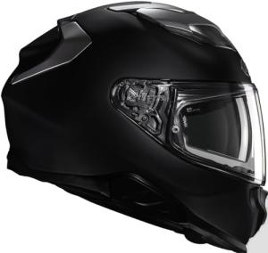 HJC F71 Adult Street Motorcycle Helmet - Semi-Flat Black/X-Large