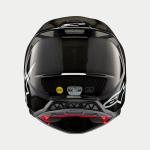 Alpinestars 8300323-1188-L: Supertech S-M10 Solid Helmet Black Glossy/Carbon Lg
