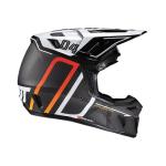 Leatt Helmet Kit Moto 9.5 Carbon/White V25 (Carbon/White, M 57-58cm)