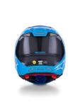 Alpinestars Supertech M10 Flood Helmet L, Met Blue/Med Blue/Black Carbon Matt & Glossy