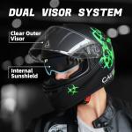 Triangle TFF17-17301 Powersports Helmet