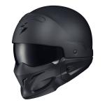Scorpion Covert Matte Black Modular Motorcycle Helmet - Large