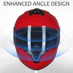 ILM Refurbished Full Face Motorcycle Helmet Enlarged Air Vents for Adult DOT