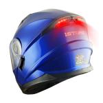 1Storm Motorcycle Modular Full Face Helmet Dual Visor Modular901 LED Tail Light