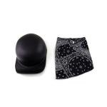 Vintage Open Face Motorcycle Helmet Retro Baseball Cap Half Helmets DOT Approved