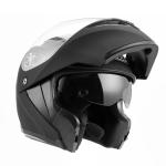 Motorcycle Bluetooth Helmet DOT Modular Full Face Dual Visor FlipUp Black Helmet