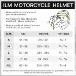 ILM Open Face Motorcycle 3/4 Half Helmets Vintage Retro Moped ATV Cruiser DOT