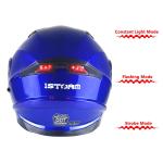 1Storm Motorcycle Modular Full Face Helmet Dual Visor Modular901 LED Tail Light