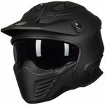 ILM Open Face 3/4 Motorcycle Half Helmet for Moped ATV Cruiser Scooter DOT