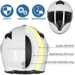 ILM Refurbished Full Face Motorcycle Helmet Enlarged Air Vents for Adult DOT