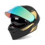DOT Modular Motorcycle Helmet Full Face Dual Visor Flip Up Motor Street Helmet