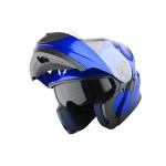 1Storm Motorcycle Modular Full Face Helmet Dual Visor Modular901 LED Tail Light