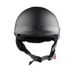 DOT 1Storm Motorcycle Half Face Helmet Mopeds Scooter Inner Visor Matt Black