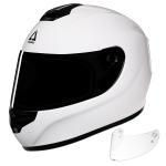 TRIANGLE Motorcycle Helmets Full Face for Adult with Tinted and Clear Visor