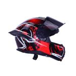 Full Face Motorcycle Red Helmets DOT Street Bike Racing with tinted Visor