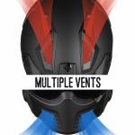 ILM Open Face 3/4 Motorcycle Half Helmet for Moped ATV UTV Cruiser Scooter DOT