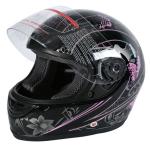DOT ADULT Butterfly Motorcycle Street Full Face Helmet Size S M L XL XXL Black