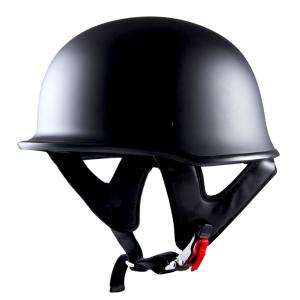 DOT 1Storm Motorcycle Half Face Helmet Mopeds Scooter Novelty German Matt Black