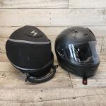 Scorpion EXO-R410 Incline Red Full Face Motorcycle Helmet XL With Hard Case